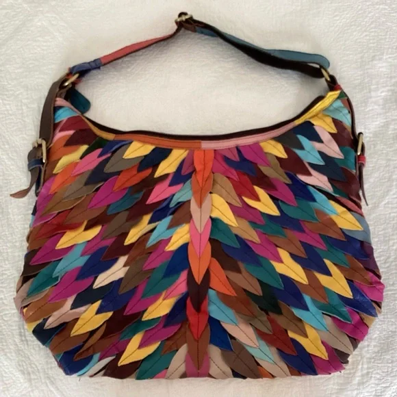 Bags Large And Colourful Leather Handbag Amen Ameri Leather Poshmark